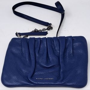 Marc Jacobs Blue Leather Cross Body Purse